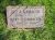 Headstone of Mary Gamache; Leo not buried here.  Name not in cemetery index, so likely a pre-need engraving, with his being buried elsewhere later.