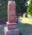 Headstone of George and Mary (Handrick) Hayes