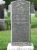Headstone of Gabriela nd Elmire (Dumais) Gamache; Amedee Gamache