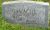 Headstone of Edward and Florence (Aubin) Gamache